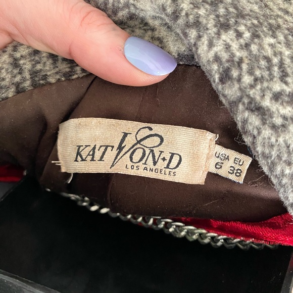 Kat Von D Los Angeles beautiful coat size 6 is, eu 38. Great condition! - Picture 7 of 11